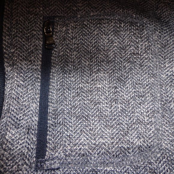 NWOT MARC NEW YORK ANDREW MARC FLEECE-LINED JACKET S BLUE HERRINGBONE - Picture 6 of 16